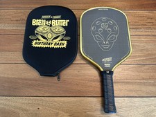 NEW Bread Butter Invader Pickleball Paddle Birthday Bash Golden Limited