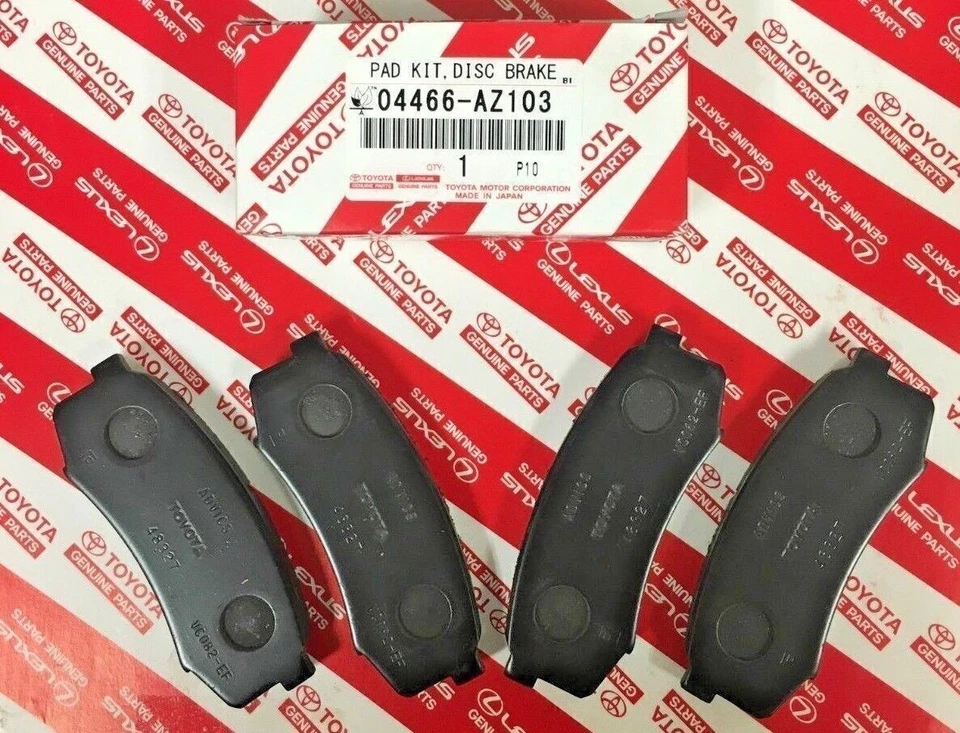 2003-2021 TOYOTA 4RUNNER REAR CERAMIC BRAKE PADS GENUINE OEM 04466-AZ103 - Image 3 of 4