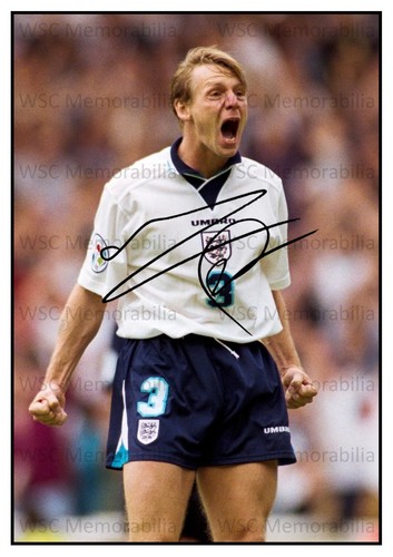 12463. Stuart Pearce Signed Pictures A4 Prints Forest England West Ham Man City