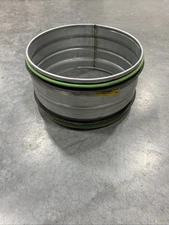 8” Spiral Duct Gasketed Coupling Connector Galvanized Steel HVAC Fitting