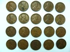 20 DIFFERENT LINCOLN CENTS BETWEEN 1923-1931, FREE SHIPPING