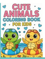 Malbuch Tiere FüR Kinder, 70 Seiten, Bunt, Zeichnen, KreativitäT