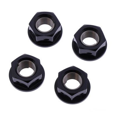 Mutter Kettenrad Satz Bolt M10 x 1.25mm Alu Racing schwarz, 7753593