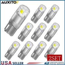 T10 LED Bulb 5SMD Canbus No Error White 6500K W5W 194 168 Car Dome Map Light D