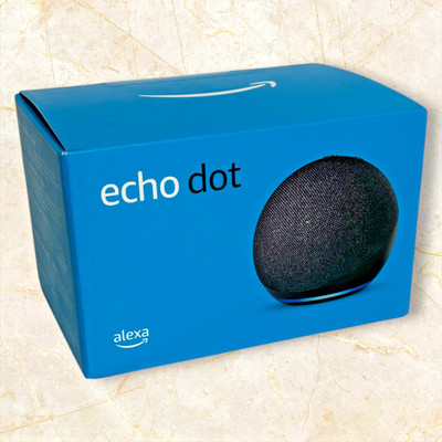 Amazon - Echo Dot / schwarz / neueste Generation / Alexa Smart-Lautsprecher NEU