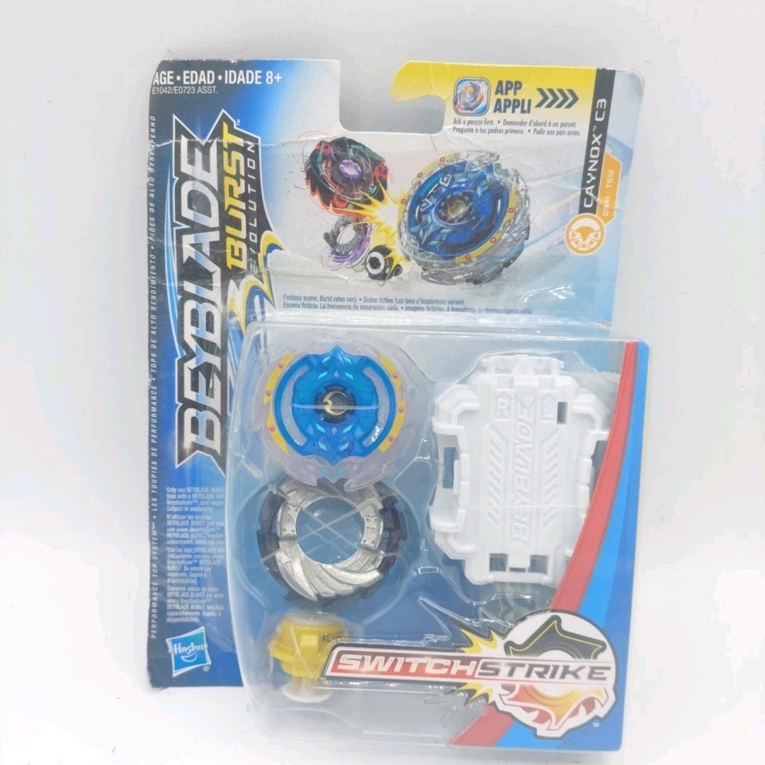Beyblade Burst Evolution SwitchStrike Caynox C3 DR41 TS12 [Damaged