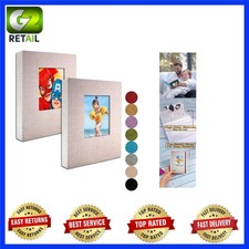 Elegant 2-Pack 5x7 Photo Album with Linen Cover   Perfect for Cherished Memories