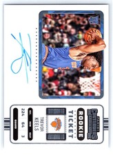 2022-23 Panini Contenders Trevor Keels Rookie Season Ticket Photo Variation Auto