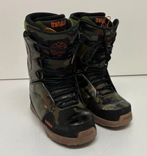 Thirty Two 32 Lashed Camo All-Mtn Snowboard Boots Intuition Liners US 11 EU 44.5