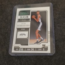 Panini Contenders Season Ticket Victor Wembanyama Rookie Spurs #11 Basketball