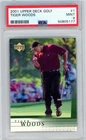 2001 Upper Deck Golf TIGER WOODS RC Rookie #1 PSA 9 MINT FAST SHIP W313