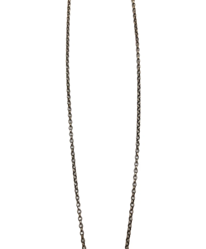 GUCCI Collana Ciondolo Incastro Argento Accessorio Donna Autentico - Immagine 3 di 4