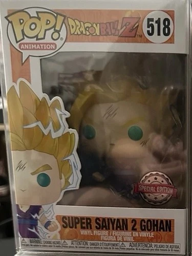 Funko Pop! Vinyl: Dragon Ball Z Super Saiyan 2 Gohan Figure 2 Figures #518,#509