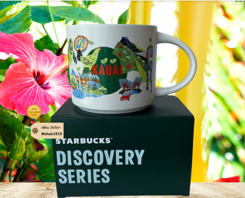 NEW - 2025 Starbucks HAWAII Discovery Series : KAUAI 14oz MUG NEW