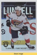 2021-22 Upper Deck Fleer Ultra Rookies Rainbow Foil Anton Lundell #241 READ 1os2