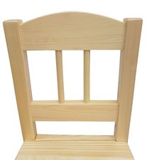 Kindersitzgruppe weiß Holzfarbe Massiv Tisch Stühlen Holzmöbel Jugendzimmer