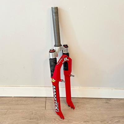 ANSWER MANITOU MTB サスフォーク ジャンク old-stock Vintage Answer Manitou TI Spring Titanium Fork 1 1/4” Threadless