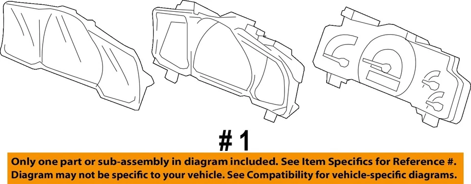Used Speedometer Gauge fits: 2013 Honda Ridgeline cluster US market MPH RT VIN 2 - Image 2 of 4