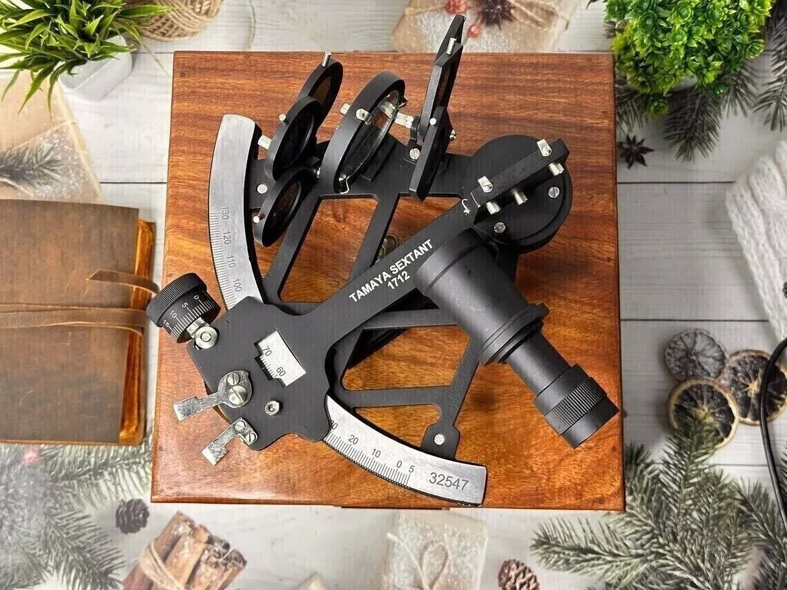 VINTAGE 9 » Aluminium massif Tamaya Sextant Nautique Travail précis Navigation EUR 102,42