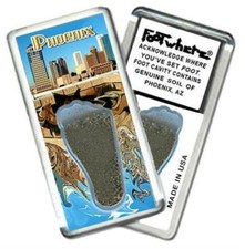 Phoenix FootWhere® Souvenir Magnet. Made in USA
