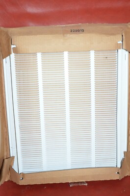 Hart & Cooley 16x20'' Cold Air Return Grille 1'' Filter Grill White Ceiling Wall