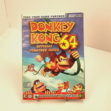 Donkey Kong 64 Brady Games Official Strategy Guide Nintendo N64 Vintage Cheats