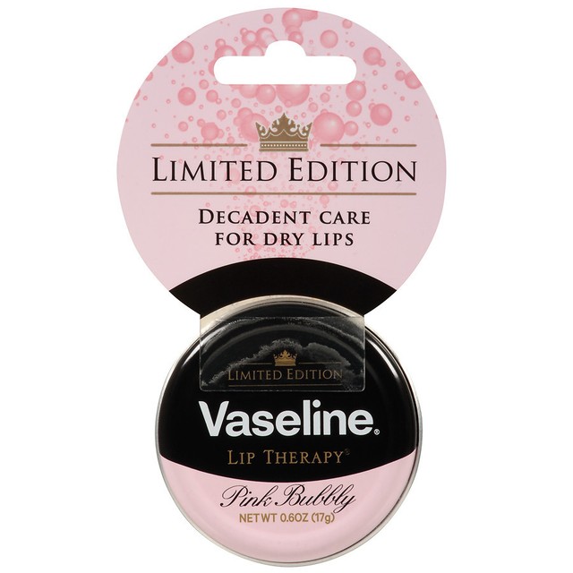 pink bubbly vaseline lip therapy