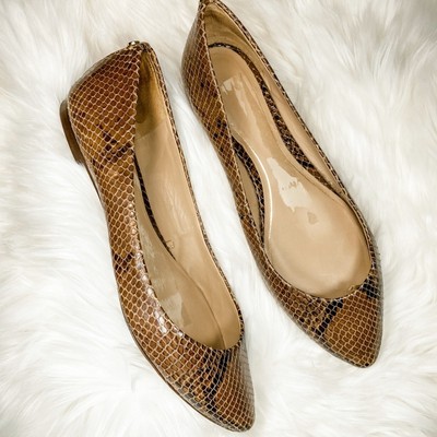 massimo dutti snakeskin shoes