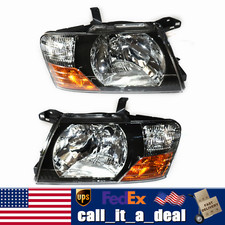 Left Right Headlights Front Headlamps For Mitsubishi Pajero Montero 2000-2006 Left Right Headlights Front Headlamps For Mitsubishi Pajero Montero 2000-2006