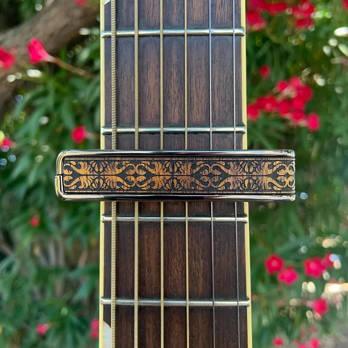 Thalia Capo Deluxe Series TH-CB201-21 Black Chrome w Koa Nouveau Inlay