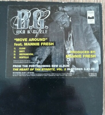 B. G Move Around, 12''vinyl