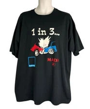VTG MADD T Shirt XXL Mothers Against Drunk Driving Y2K Nationwide Insurance