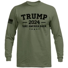 Donald Trump Rally 2024 Campaign Political Long Sleeve