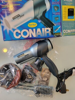 Conair Ionshine 1875 Watt Ionic Styling System NOB,model 099ICT 2002