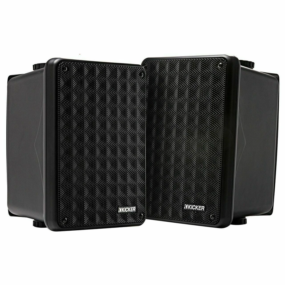 Kicker KB6 2-Way 150W Outdoor Indoor Speakers