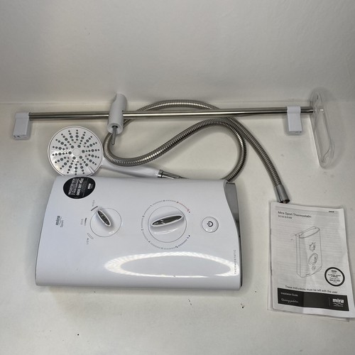 Mira Sport Max Electric Shower 9.0kW 4 Spray Showerhead White Chrome Bathroom 5013181059526 eBay