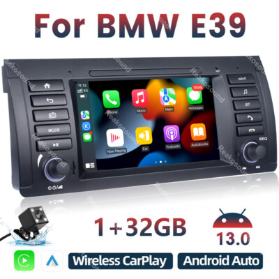 7'' For BMW E39 E53 X5 GPS Navi Android 13 Car Stereo Radio CarPlay BT FM +Camera