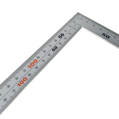Shinwa 10405 Carpenters Square 500 x 250mm 6 Scale - Picture 4 of 7