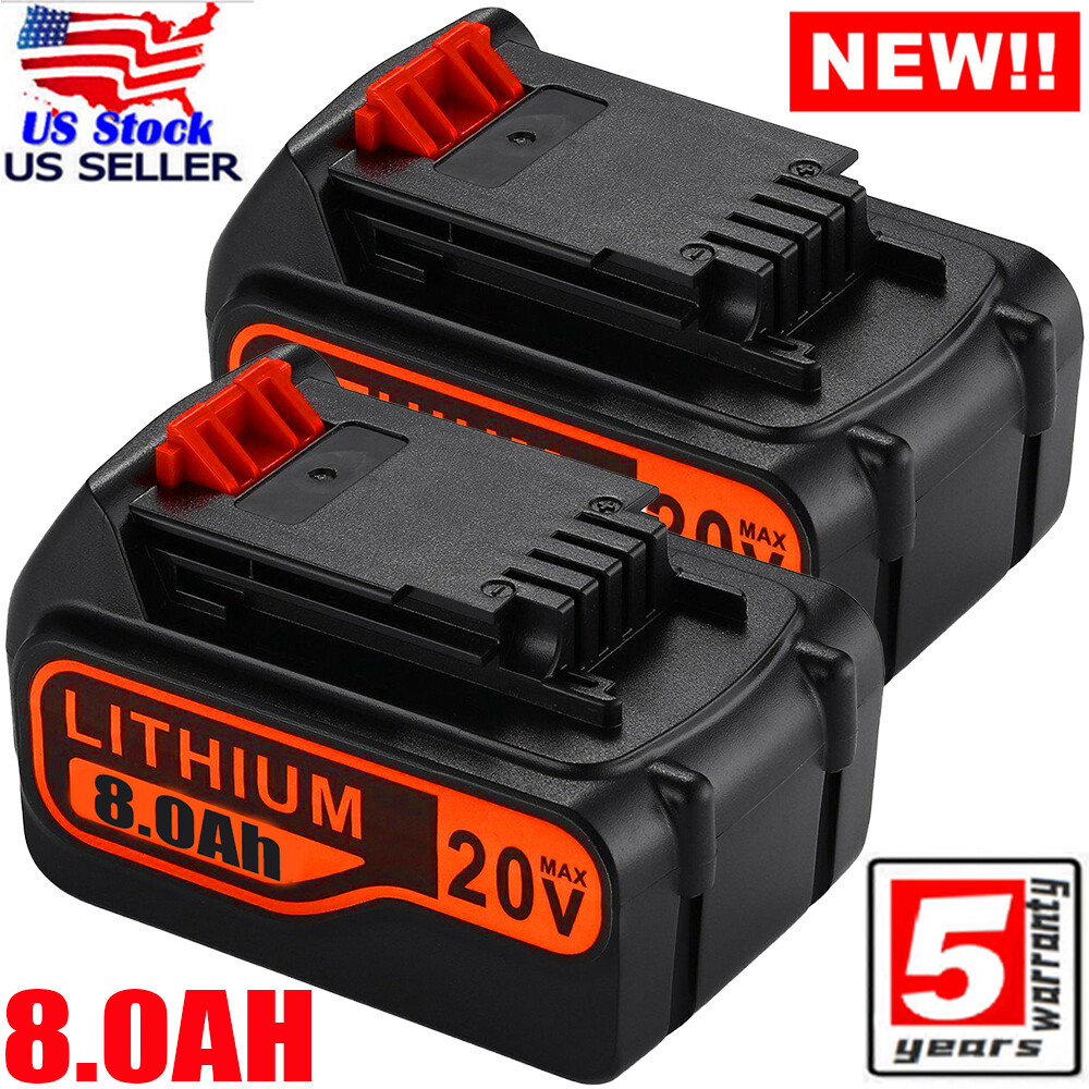 2X 20Volt LB2X4020 Battery FOR Black Decker 20V MAX Lithium LBXR20  LBX20