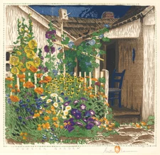 Hoosier Garden By Gustave Baumann - Quality Matte Print - FRAME ME 13x19