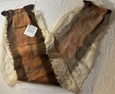 Bombyx Mori Wearable Art Silk And Felt Scarf Ireland Artist Astrid Tomrop