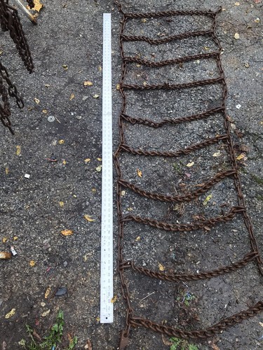 4 Very Old Bus/truck Snow Chains Approx 6’x 2’ Used Local Pickup Only