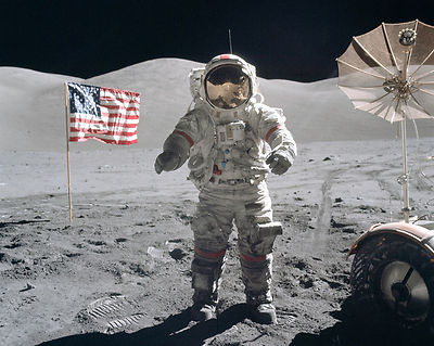 Gene Cernan Apollo 17 NASA Landing Last Man Walk on Moon 8 x 10 Photo Picture 