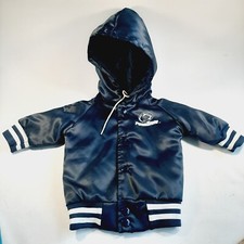 Vintage Child Chalk Line Penn State Nittany Lions NCAA Hoodie Satin Jacket 12 mo