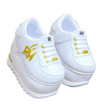 Rainbow High Color Create Fashion Doll Outfit Shoes White Gold Platform Sneakers