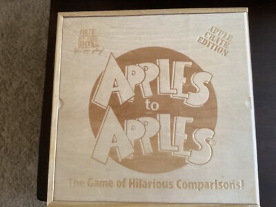 apples to apples crate edition full box no instructions fun for all ages