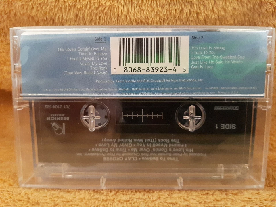 Clay Crosse Time to Believe (Cassette)BRAND NEW FACTORY SEALED - Image 2 of 4