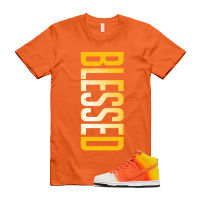 Dunk Candy Corn Sweet Tooth Orange Amarillo White Yellow T Shirt Match VERTBLS