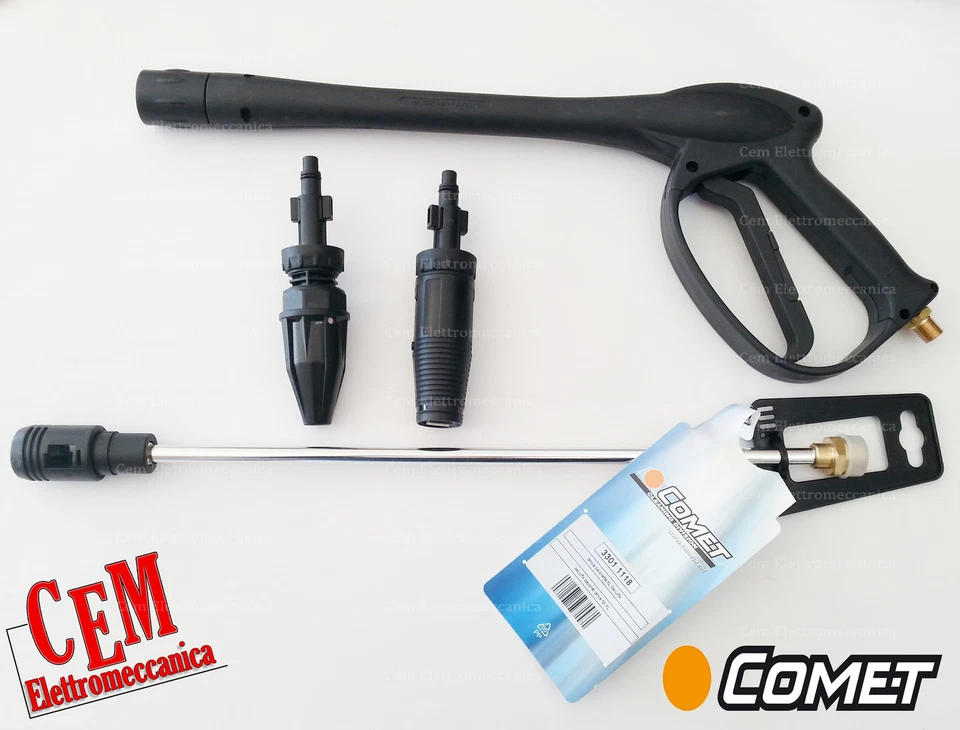 Pistola per idropulitrice 500 mm + Lancia Comet + Ugello rotante e ventaglio KL