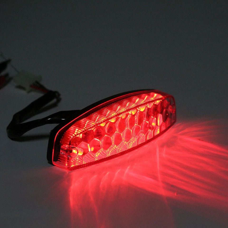 Motorcycle Tail Light LED Rear Brake Lamp Stop Brake Light Lamp for Scooter ATV - Image 3 of 4